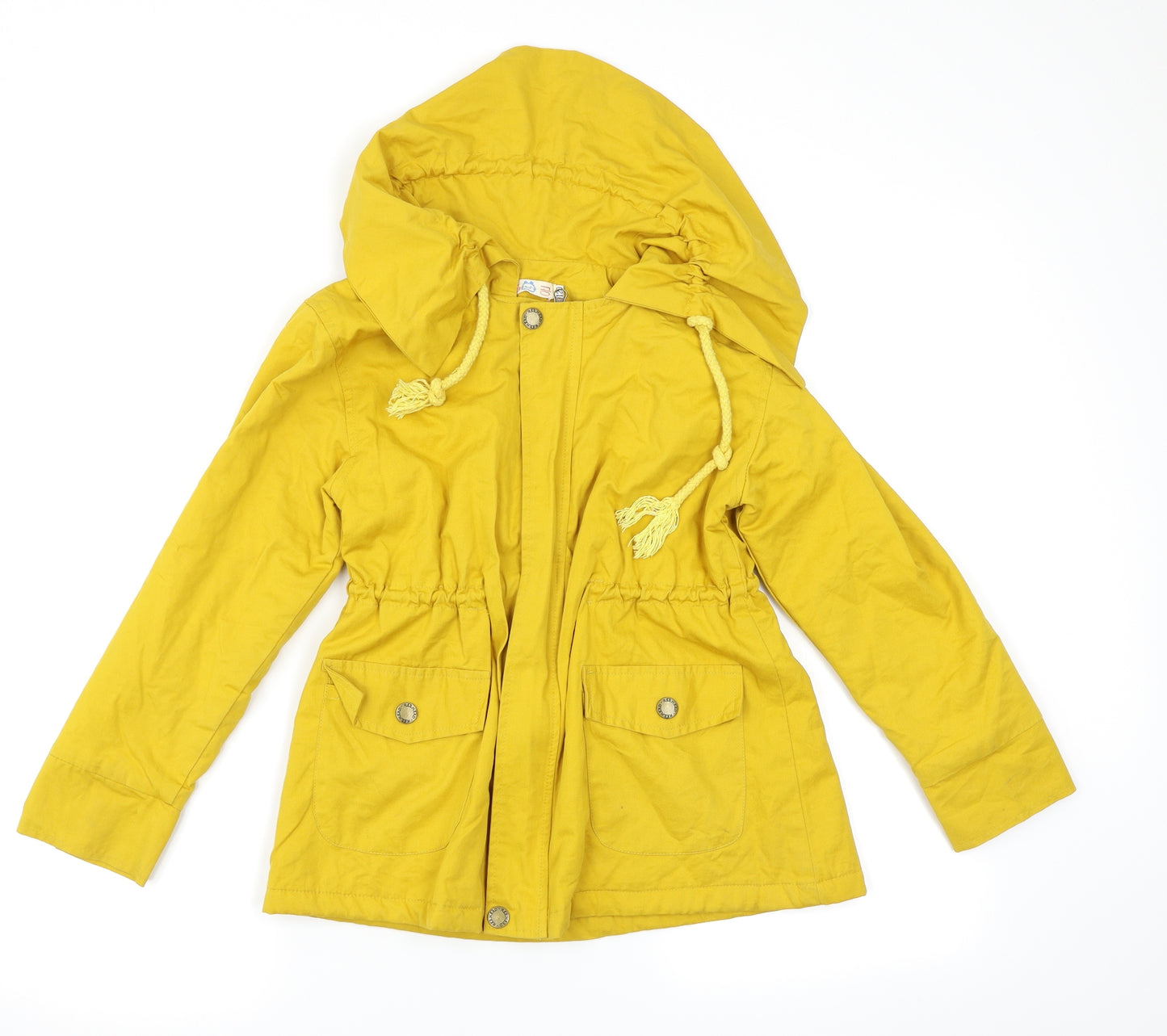 Red Head Girls Yellow   Jacket Coat Size 6-7 Years