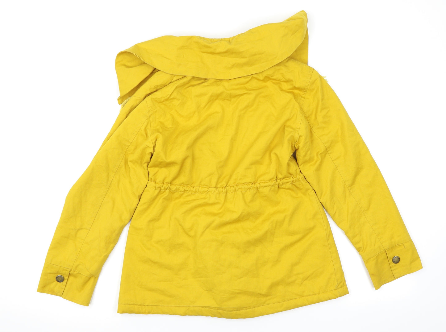 Red Head Girls Yellow   Jacket Coat Size 6-7 Years