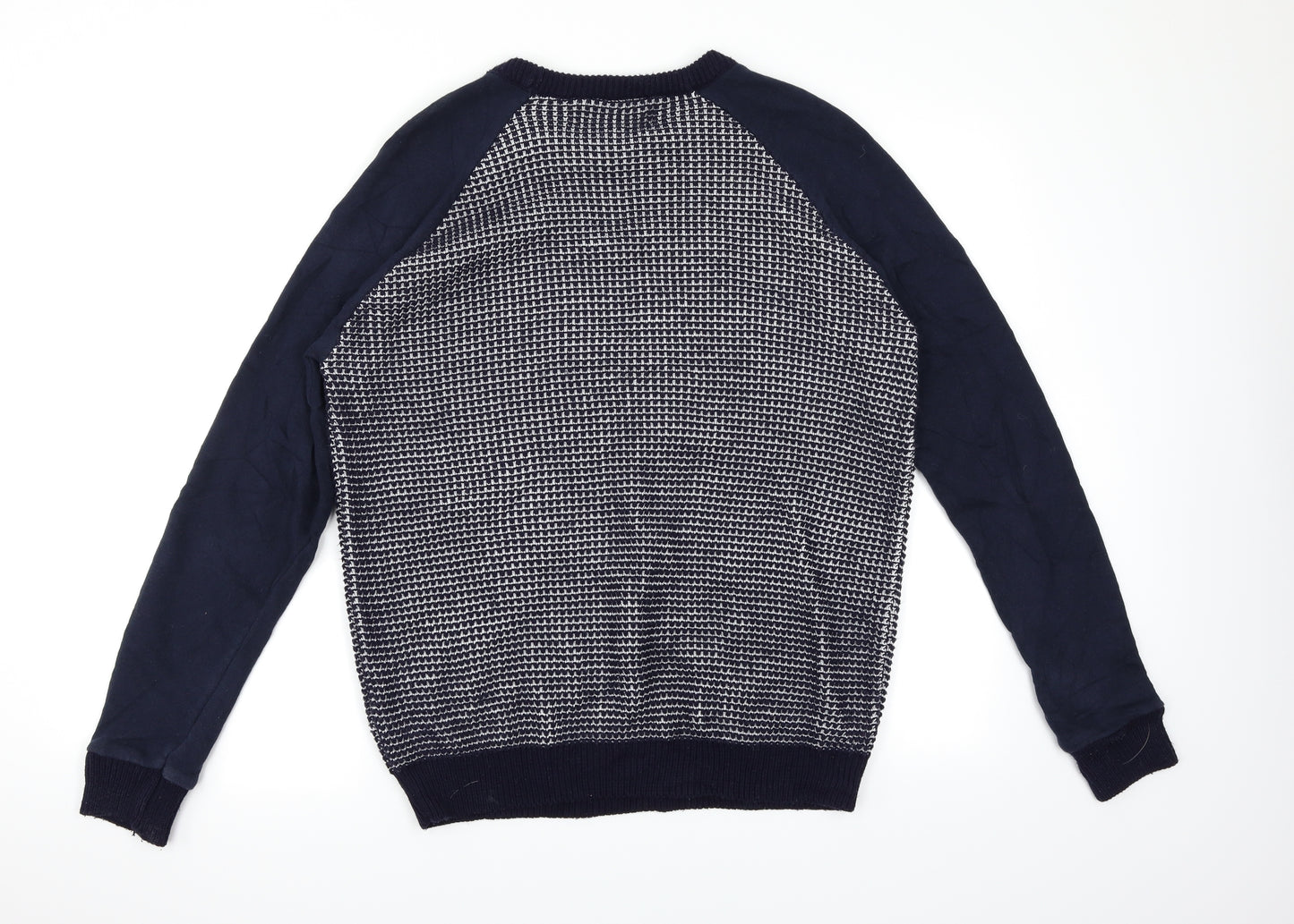 River Island Mens Blue   Pullover Jumper Size M