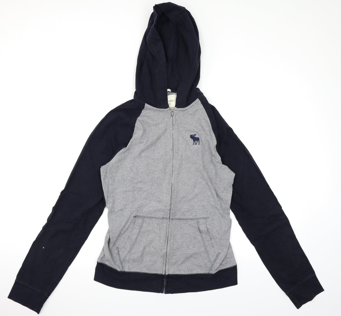Abercrombie & Fitch Mens Grey   Full Zip Hoodie Size M