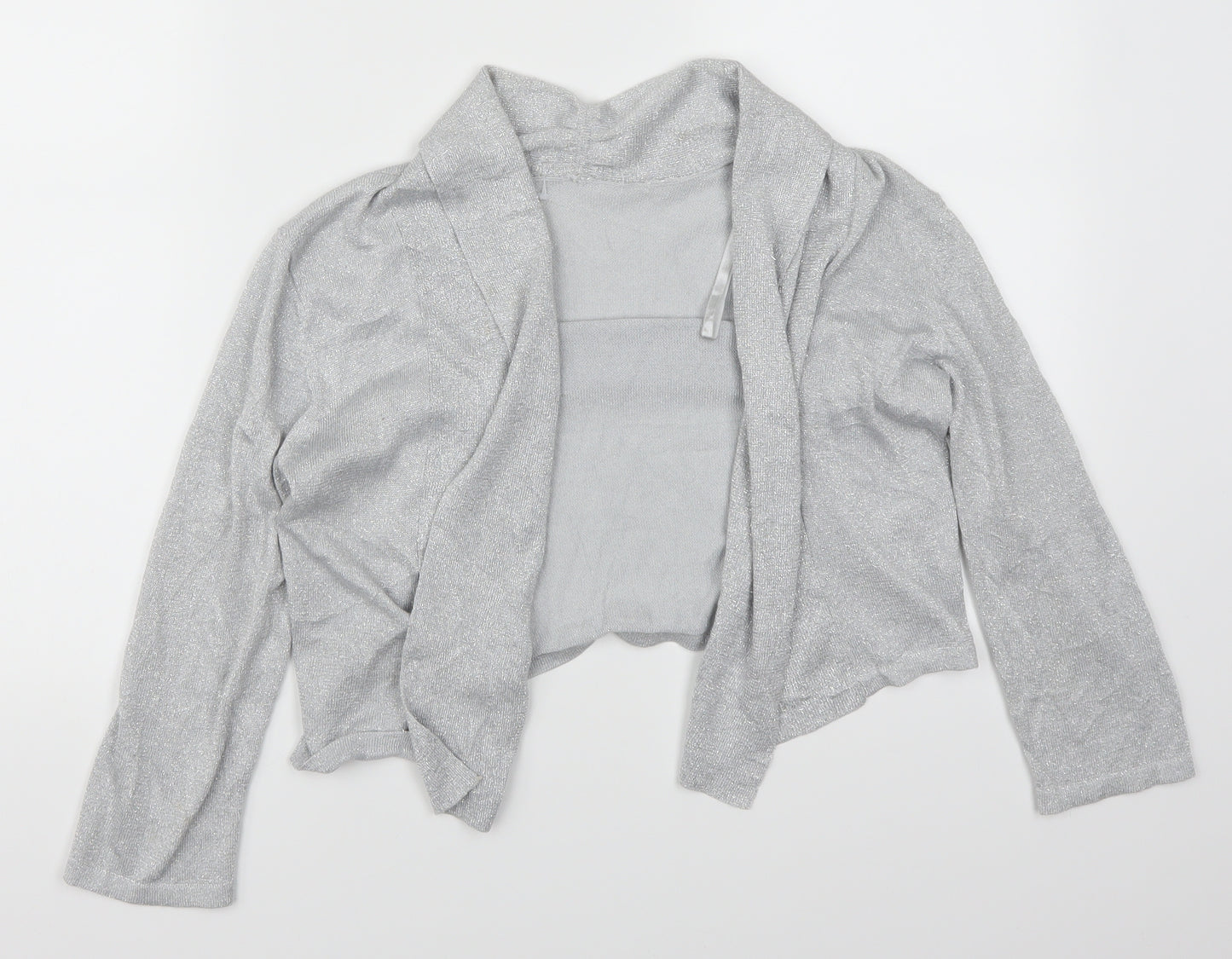 BHS Womens Silver   Cardigan Jumper Size 10