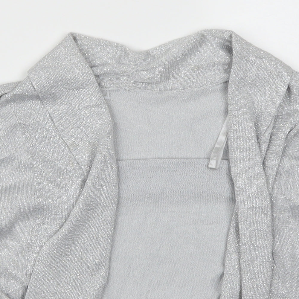 BHS Womens Silver   Cardigan Jumper Size 10