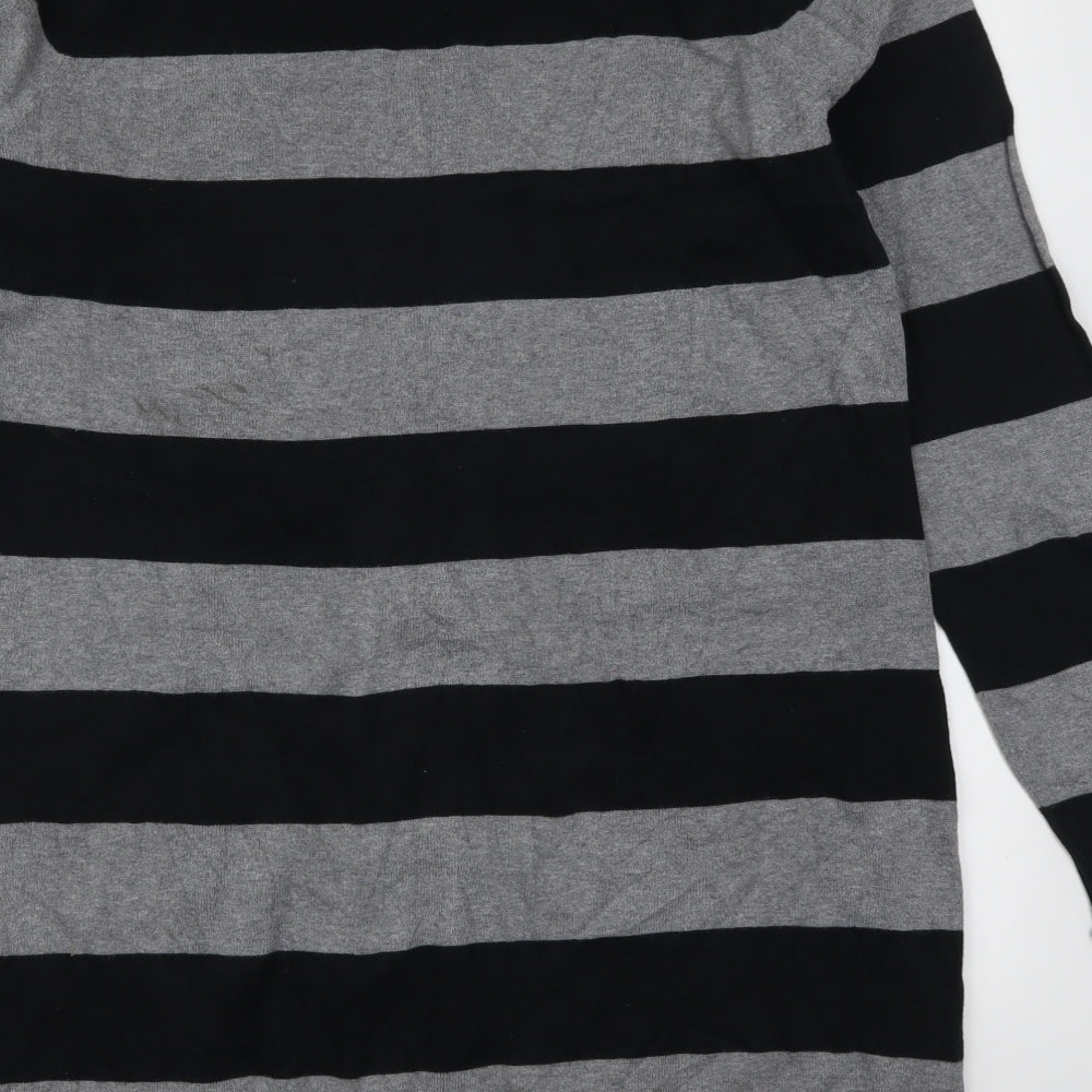 NEXT Womens Grey Striped  Jumper Dress  Size 18