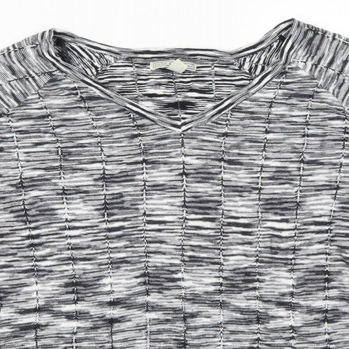 Dana Buchman Womens Grey  Rayon Pullover Jumper Size L