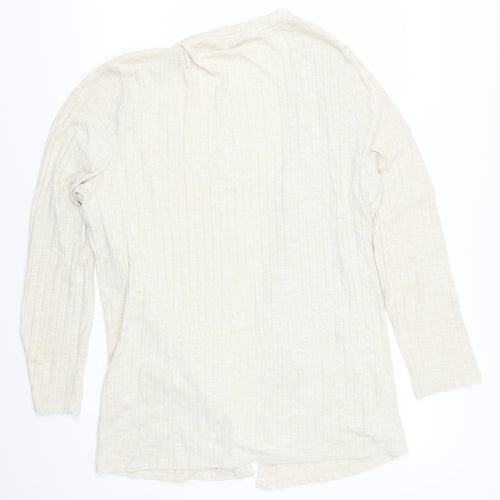 B Collection Womens Beige   Cardigan Jumper Size L  - e