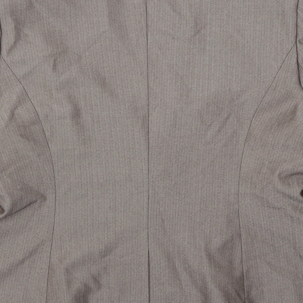 Papaya Womens Brown   Jacket Suit Jacket Size 16