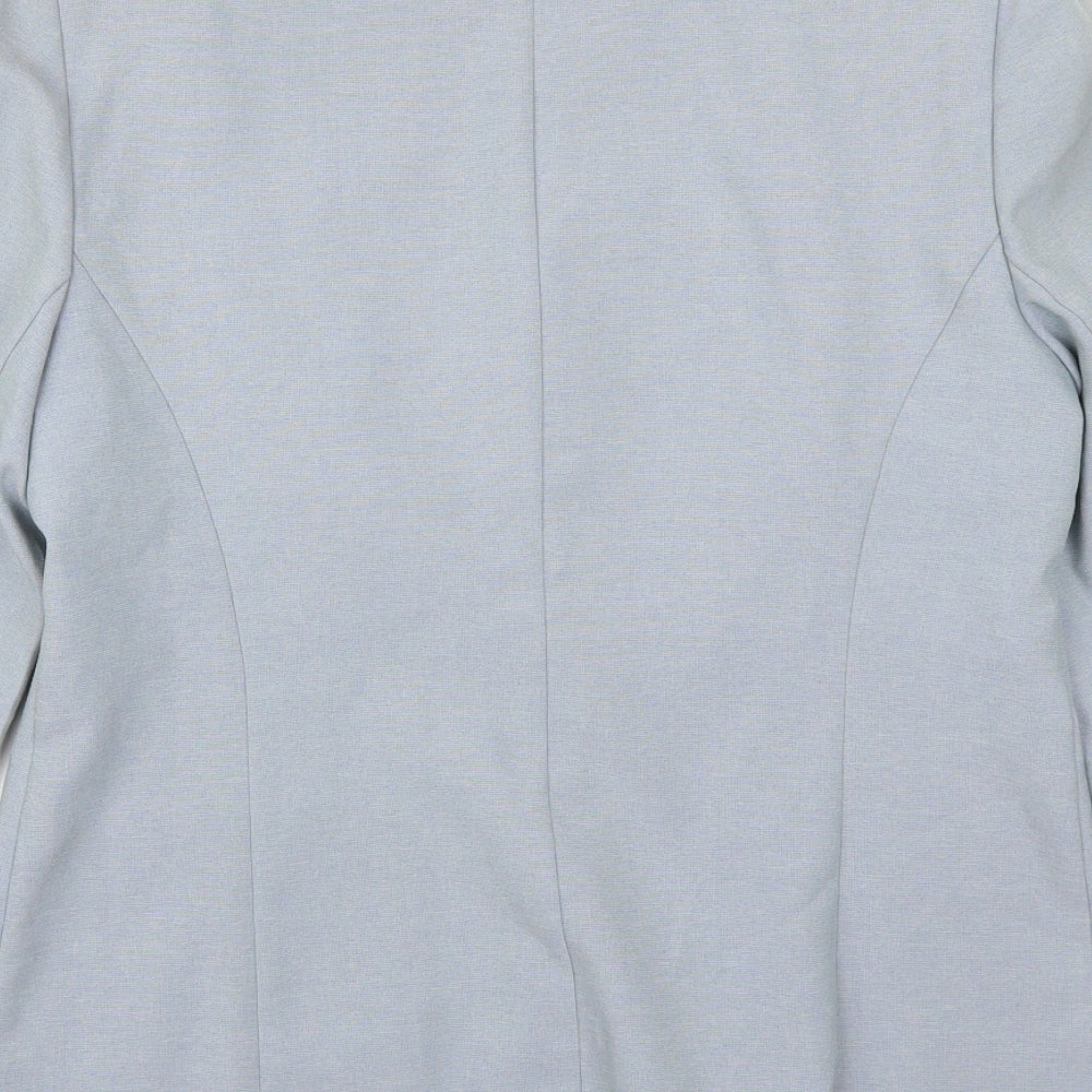 AMARANTO Womens Blue   Jacket Suit Jacket Size 12