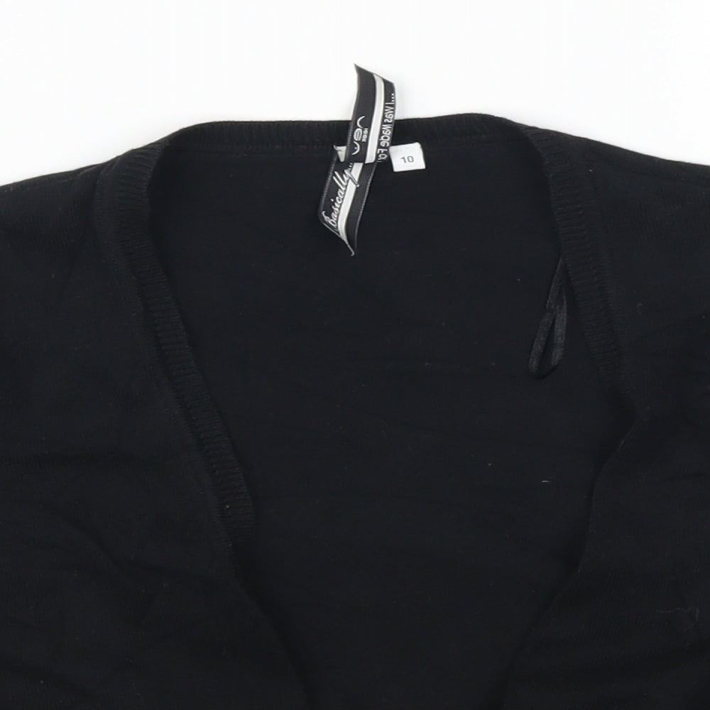 New Look Womens Black   Cardigan Jumper Size 10