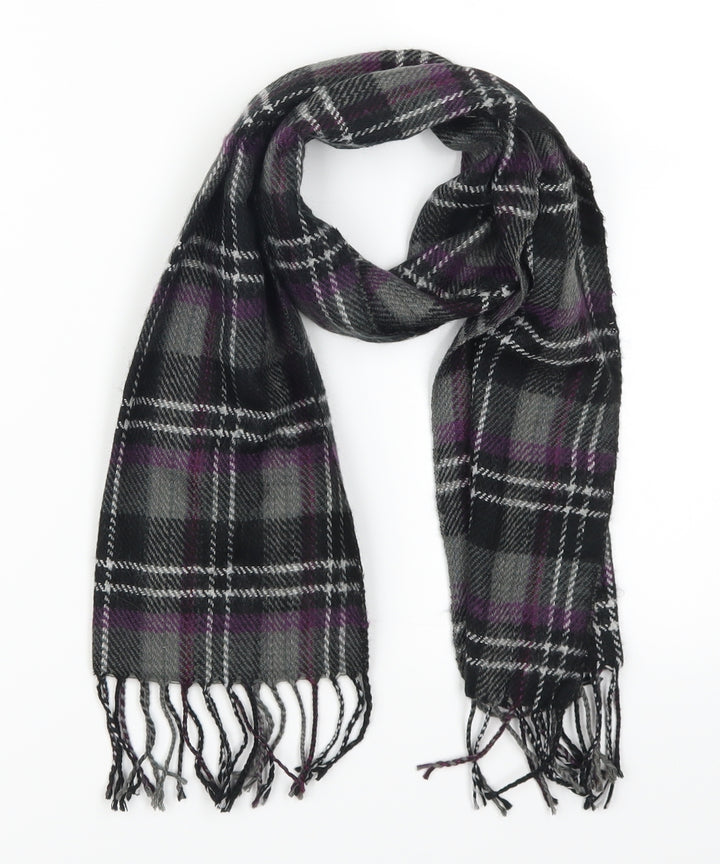 Preworn Womens Purple Check   Scarf
