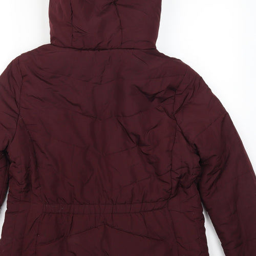 Peacocks Womens Red   Quilted Coat Size 12