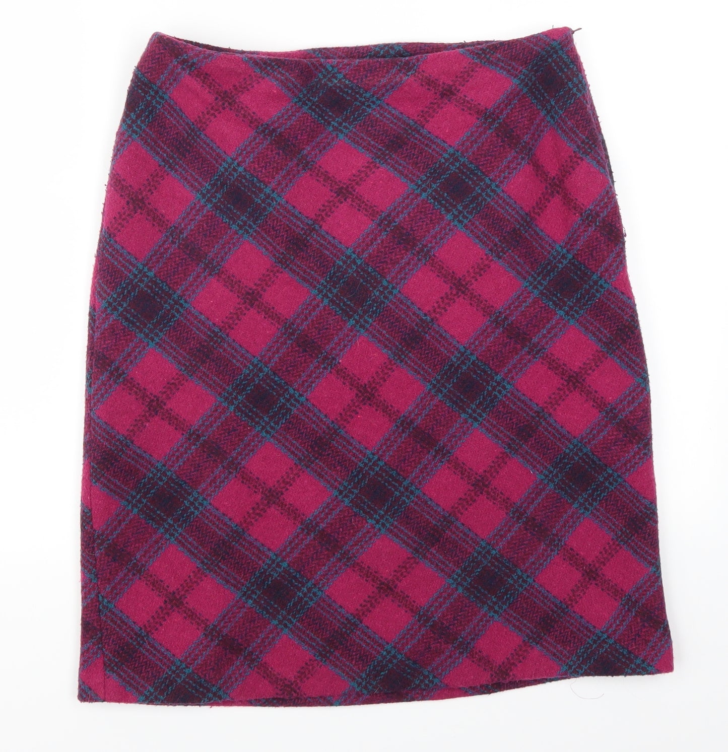 Isle Womens Pink Check  Skort Skirt Size 10