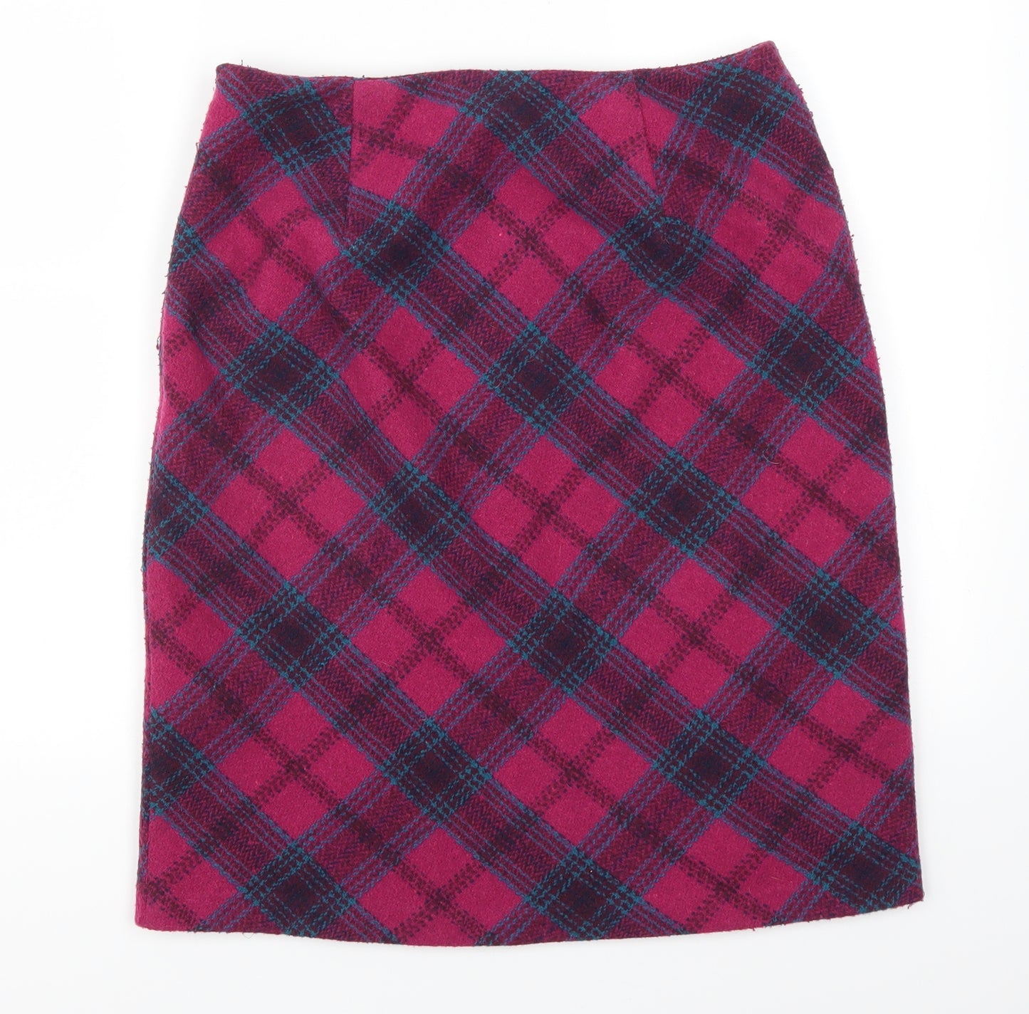 Isle Womens Pink Check  Skort Skirt Size 10