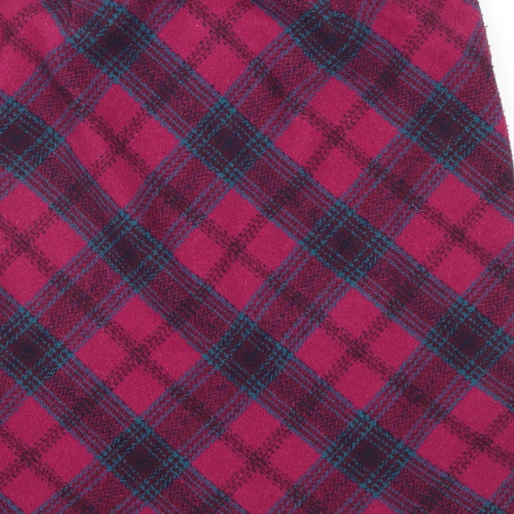 Isle Womens Pink Check  Skort Skirt Size 10