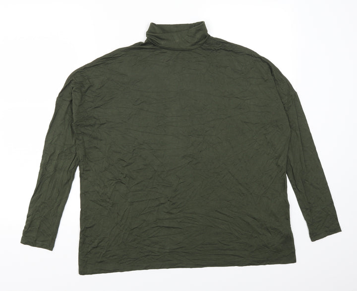 F&F Womens Green Basic T-Shirt Size 8