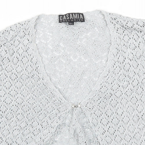 Casamia Womens Grey   Cardigan Jumper Size M