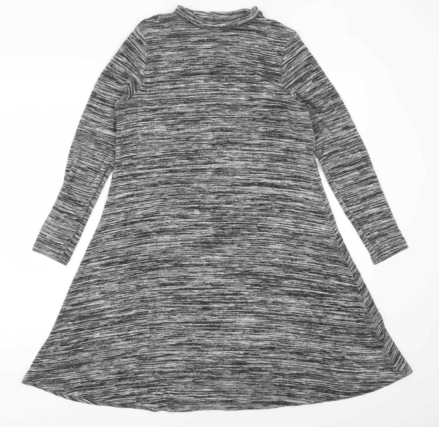 Marks and Spencer Womens Grey   Skater Dress  Size 14