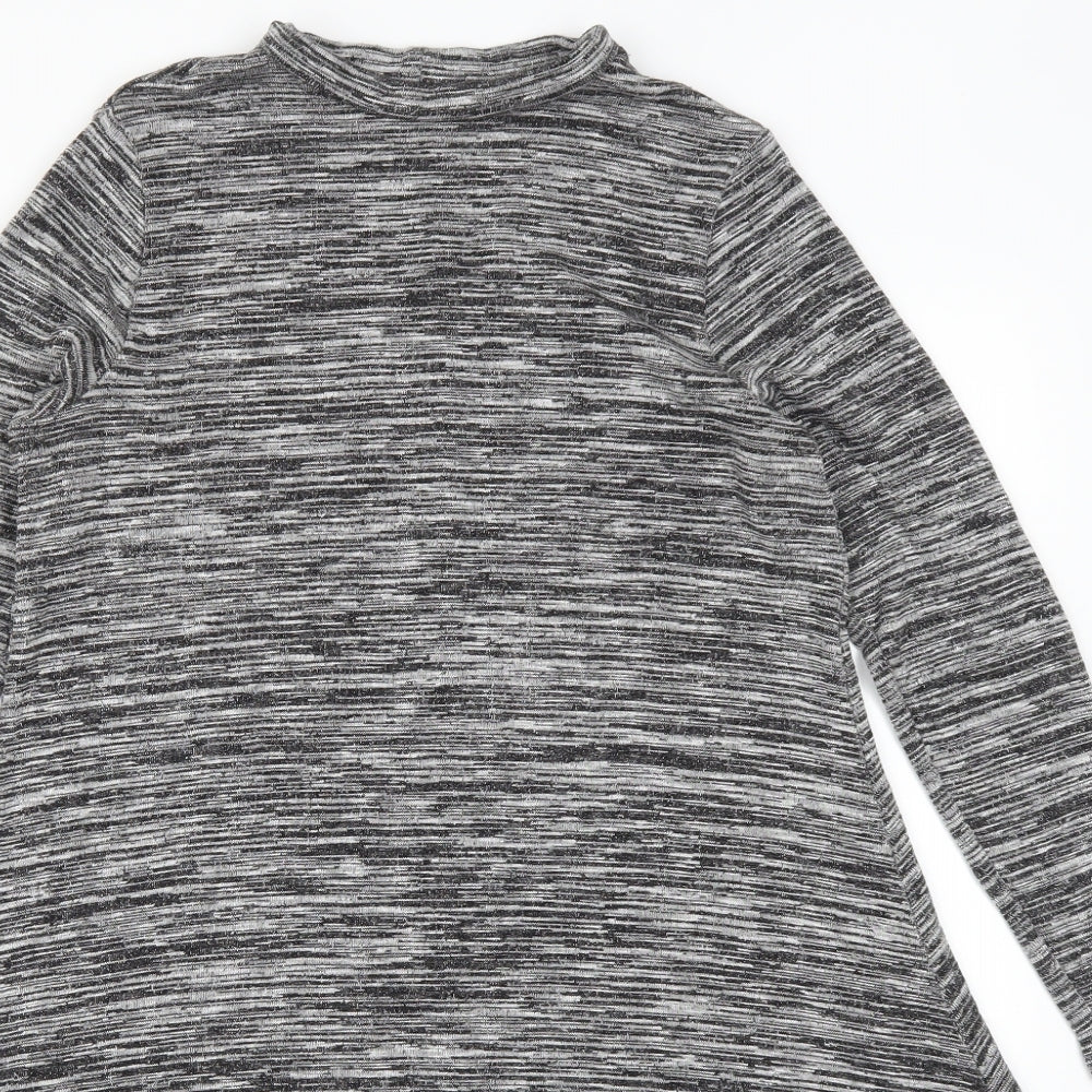 Marks and Spencer Womens Grey   Skater Dress  Size 14