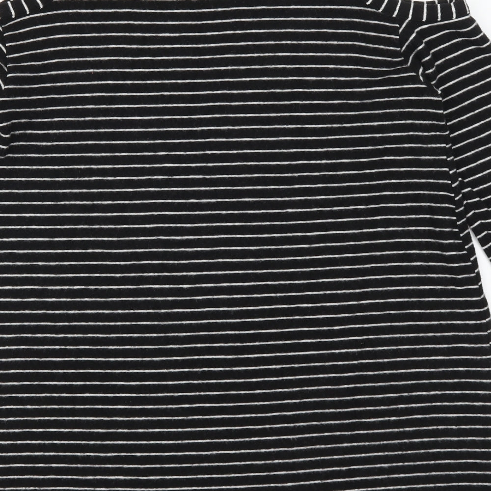 River Island Womens Black Striped  Jumper Dress  Size 12