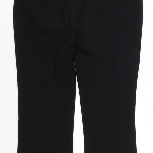 Papaya Womens Black   Trousers  Size 10 L26.5 in