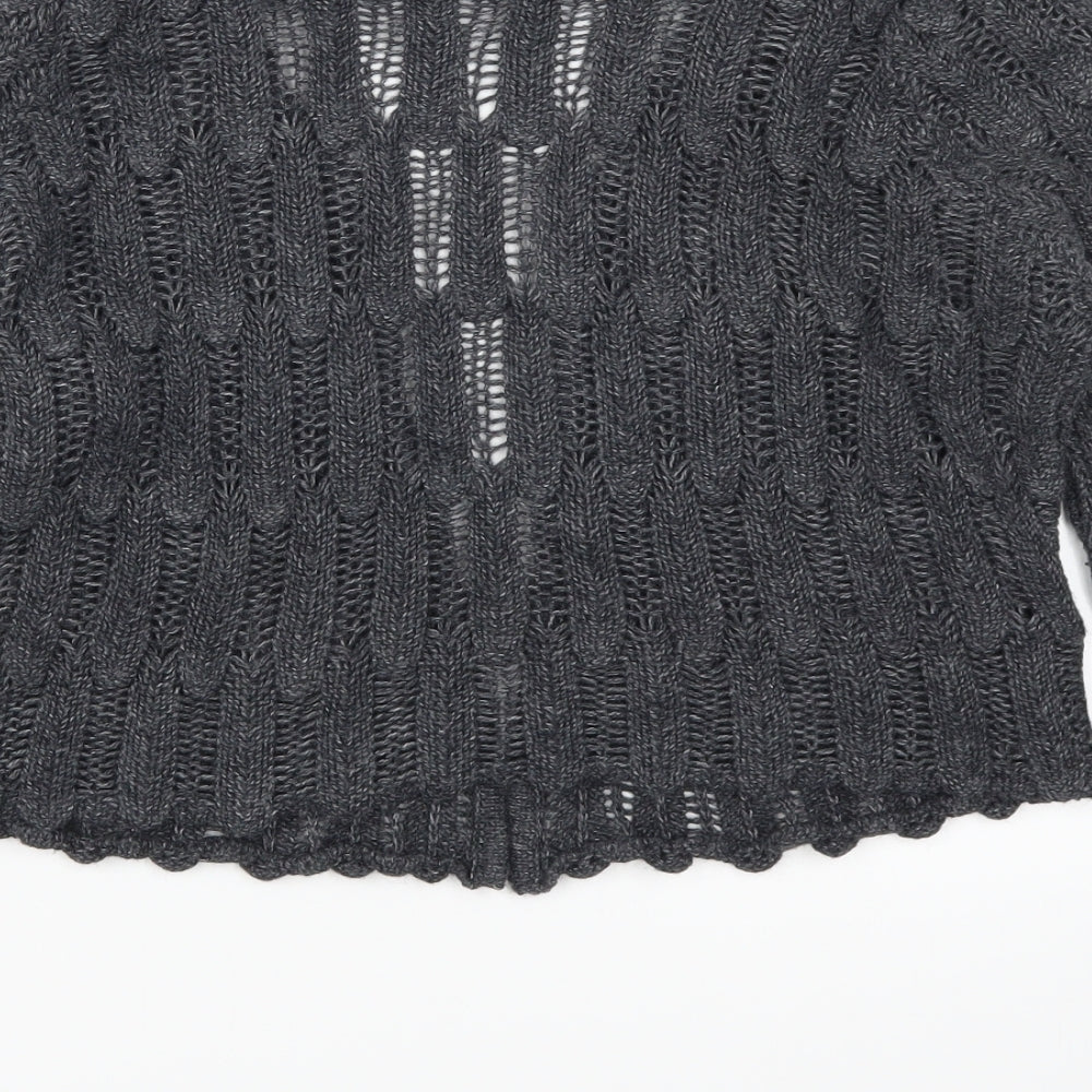 Per Una Womens Grey   Cardigan Jumper Size 12