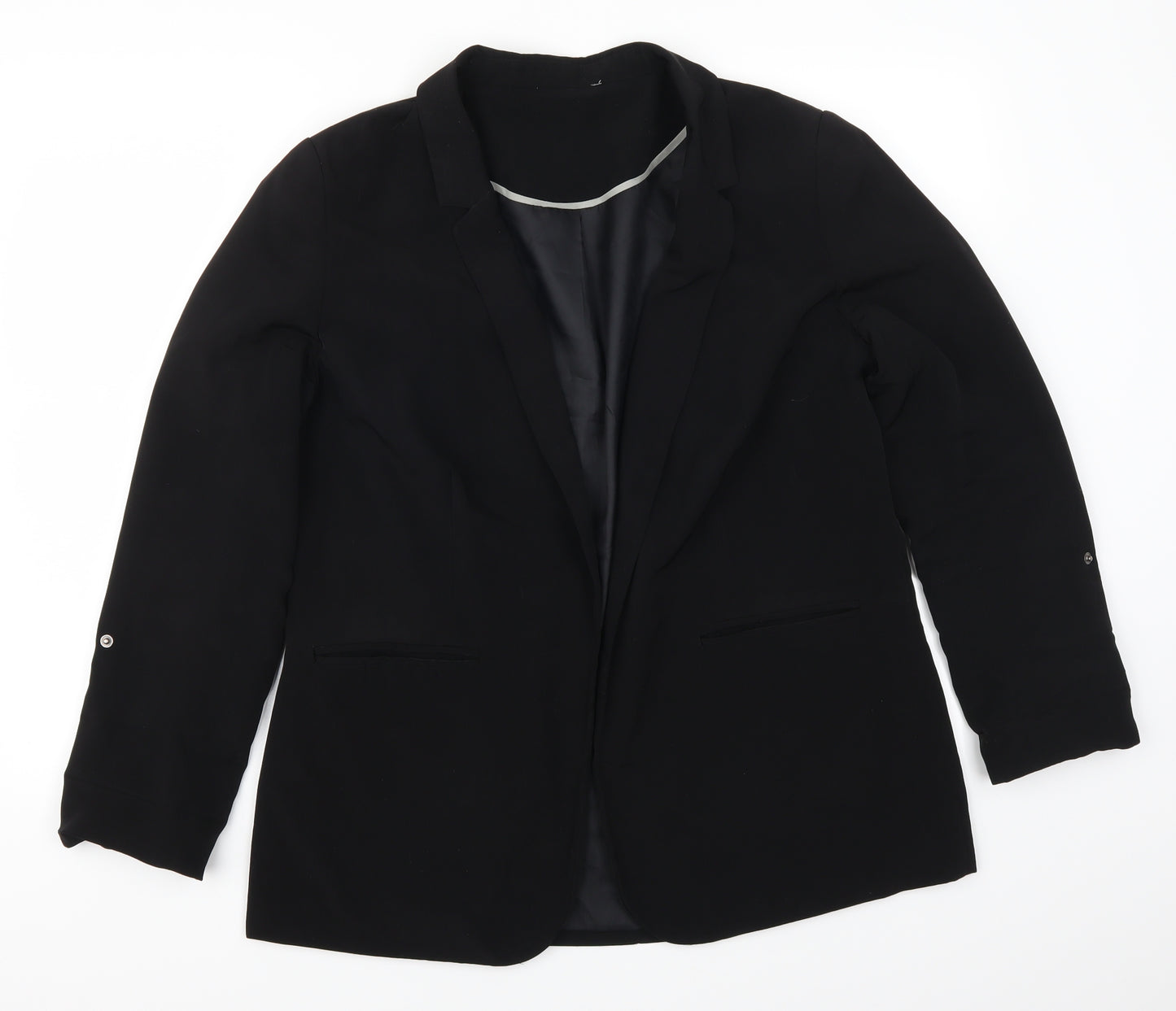 George Womens Black   Jacket Blazer Size 16