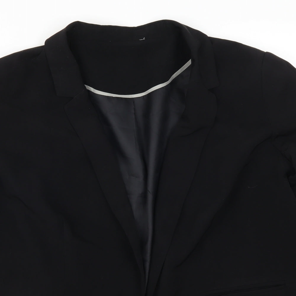 George Womens Black   Jacket Blazer Size 16