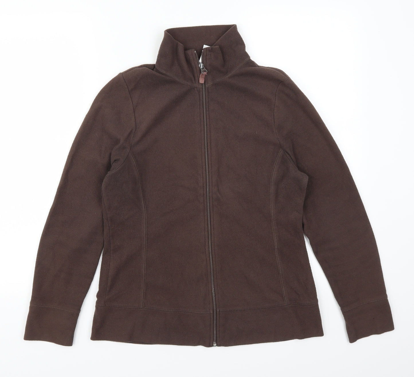Preworn Womens Brown  Fleece Jacket  Size 14