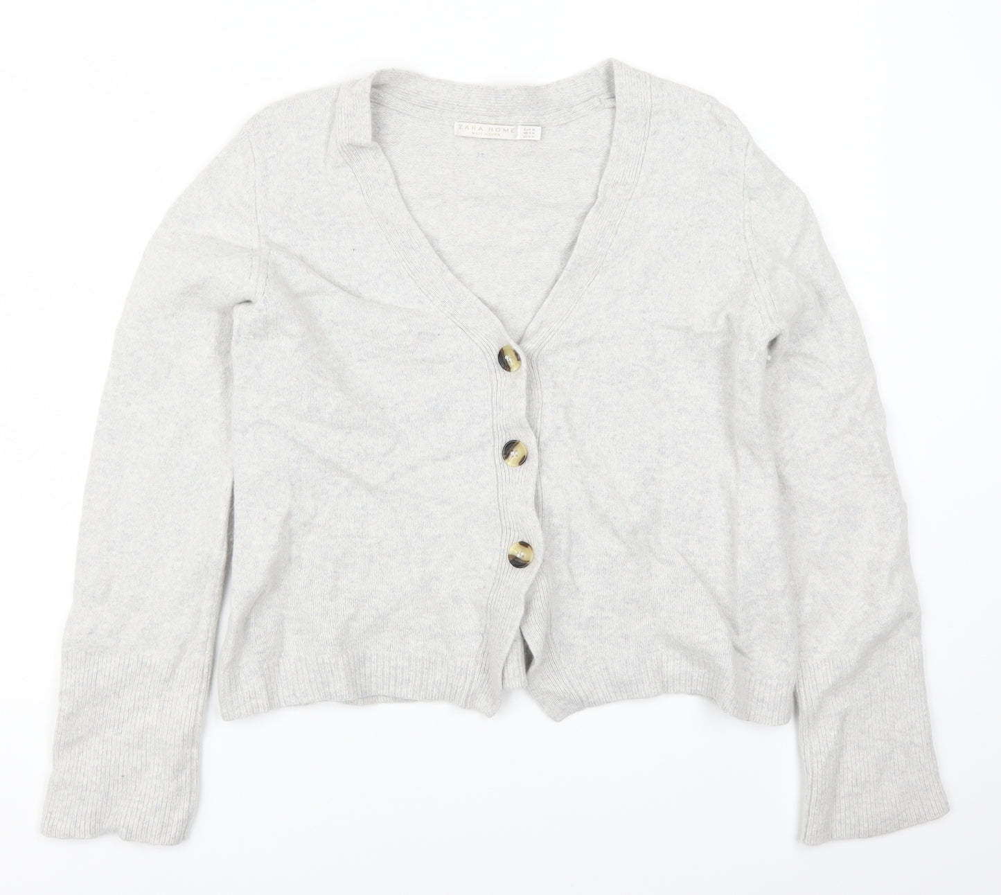 Zara Womens Grey   Cardigan Jumper Size M