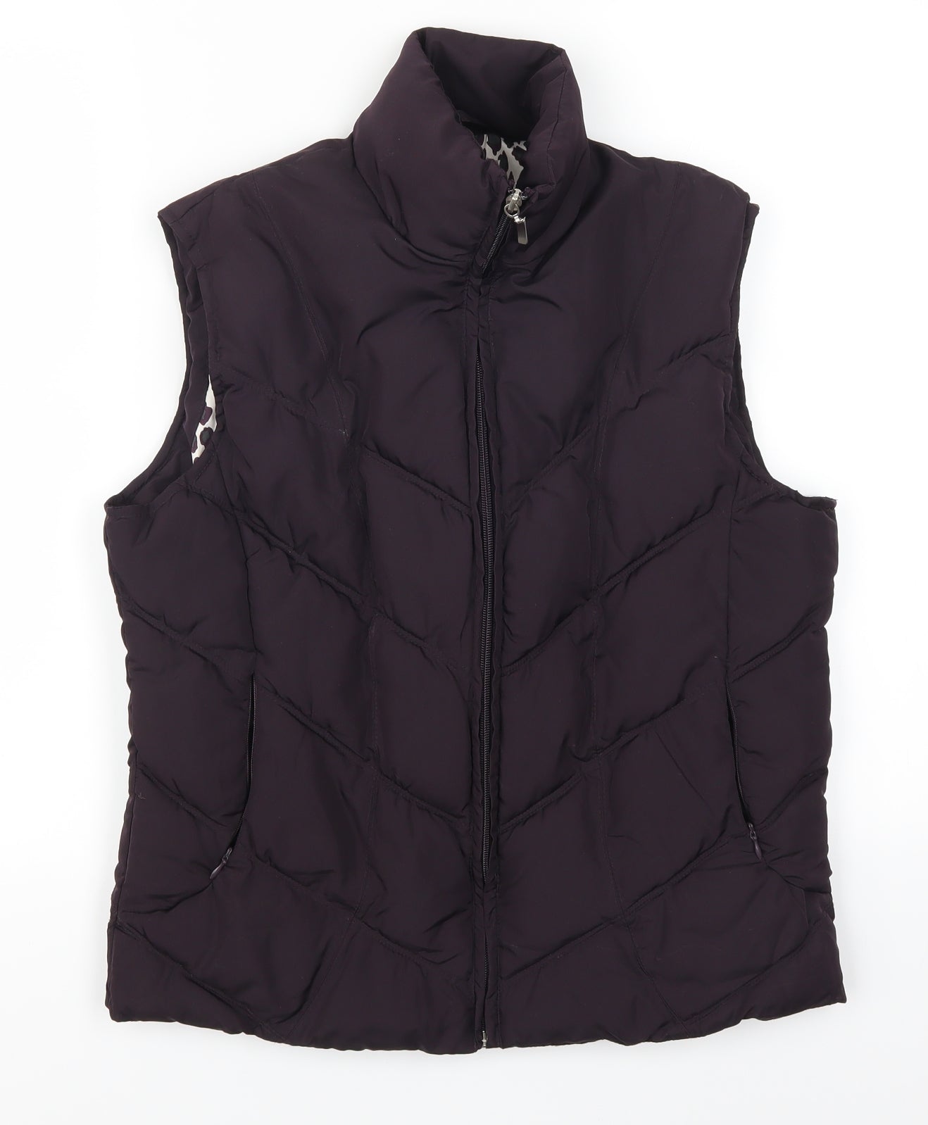 Tayberry Womens Purple   Gilet Coat Size S