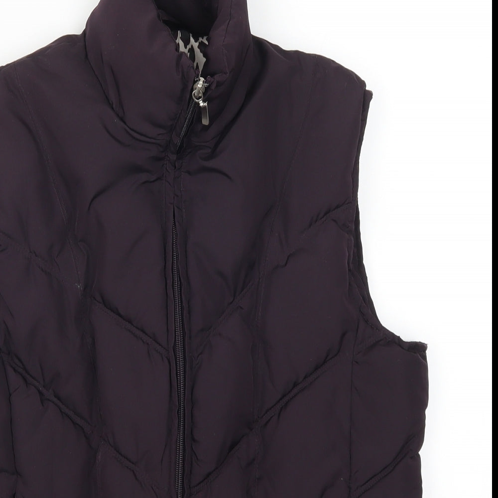 Tayberry Womens Purple   Gilet Coat Size S