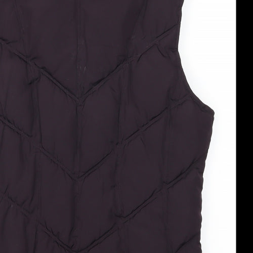 Tayberry Womens Purple   Gilet Coat Size S