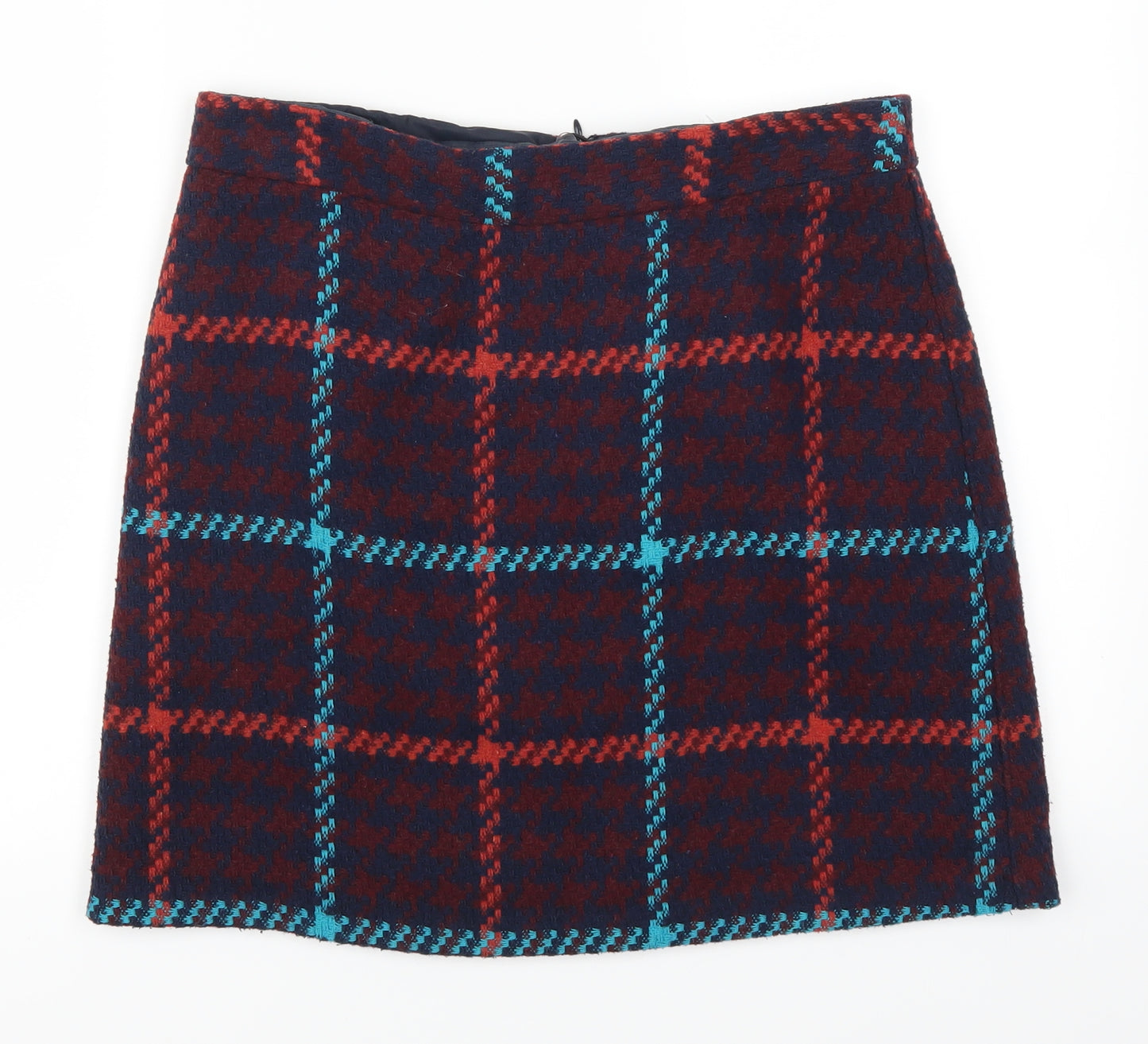 Papaya Womens Red Check  A-Line Skirt Size 12
