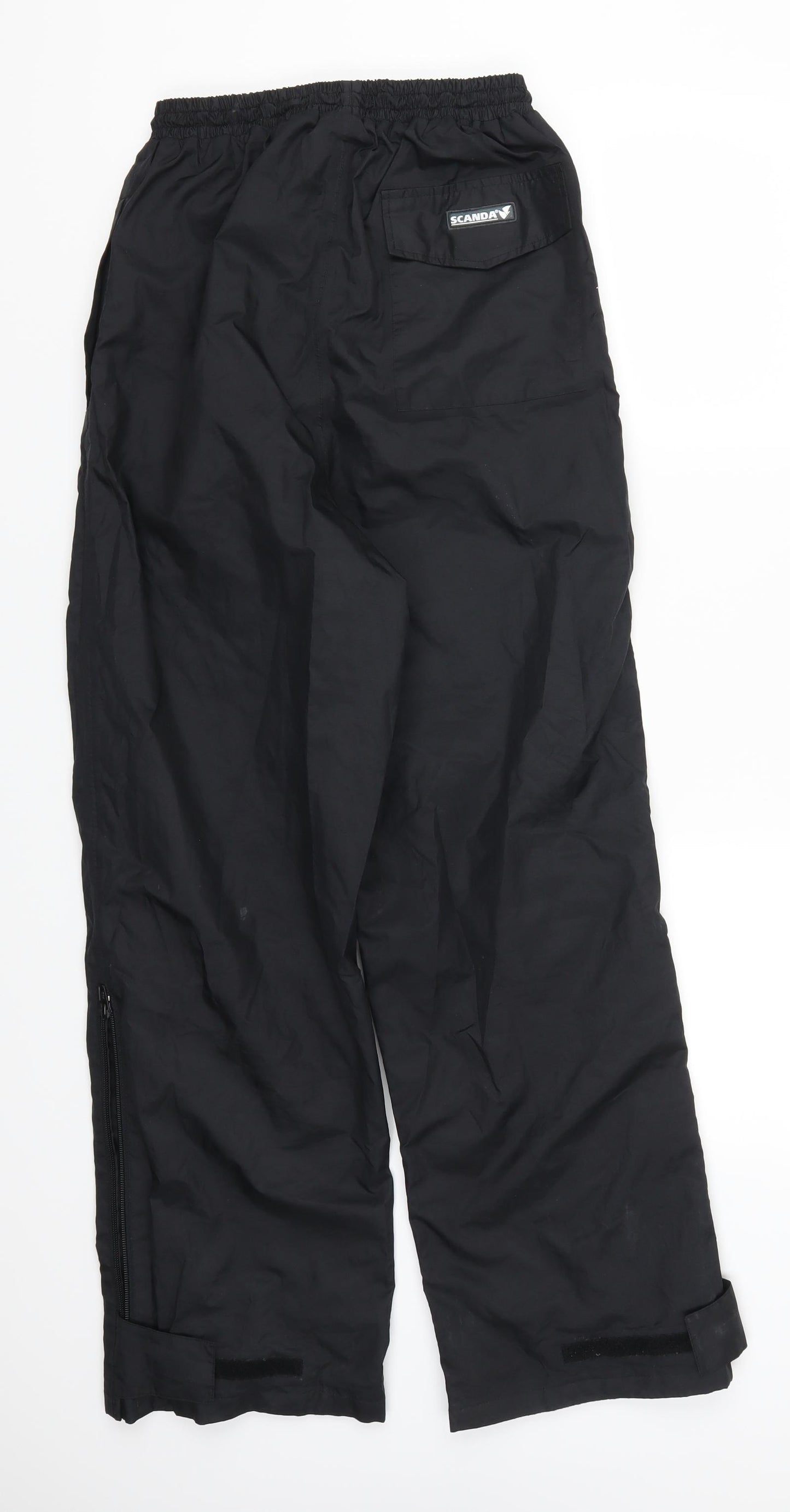 Scanda Mens Black   Trousers  Size S L20 in