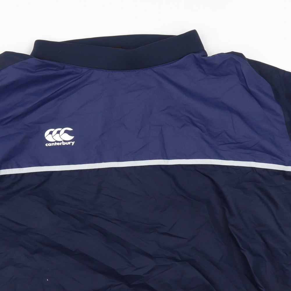 Canterbury Mens Blue   Pullover T-Shirt Size 4XL