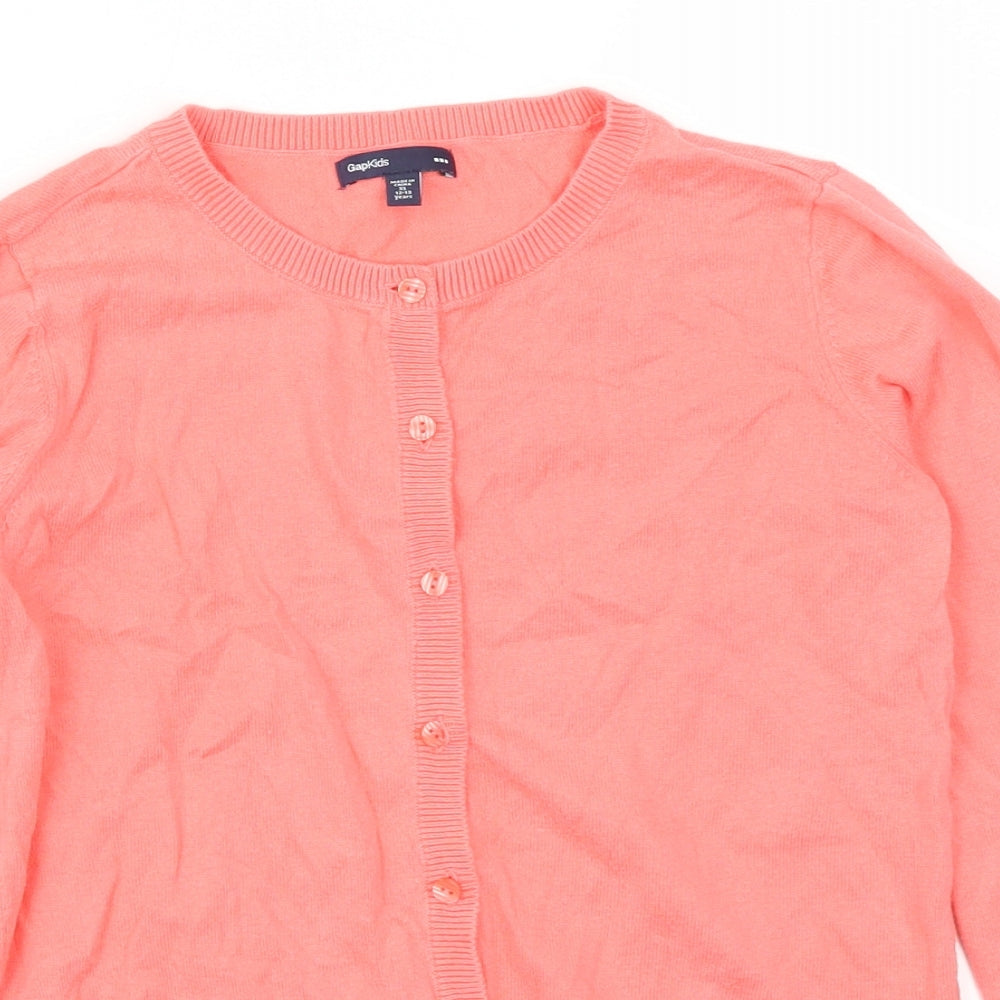 Gap Girls Pink   Cardigan Jumper Size 12-13 Years