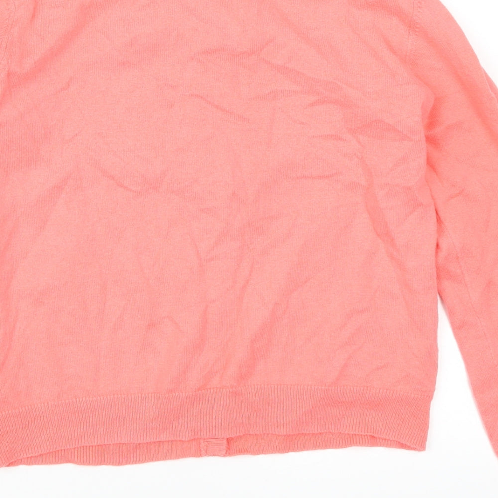 Gap Girls Pink   Cardigan Jumper Size 12-13 Years