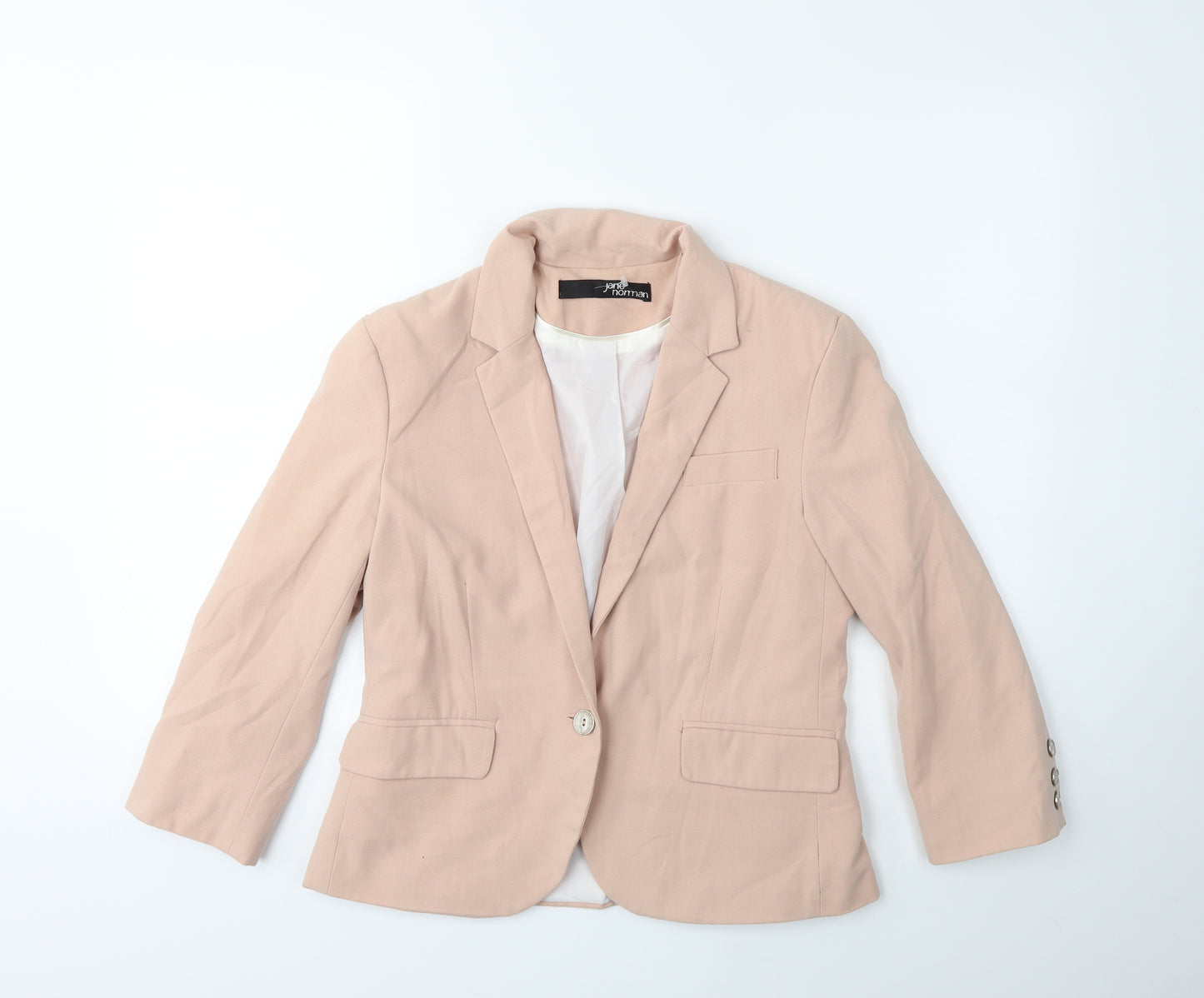 Jane Norman Womens Pink   Jacket Blazer Size 10