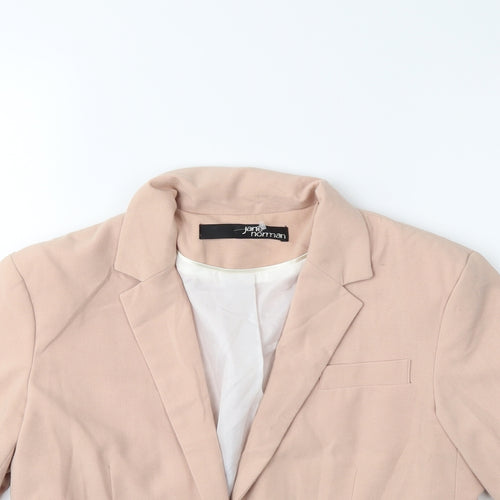 Jane Norman Womens Pink   Jacket Blazer Size 10