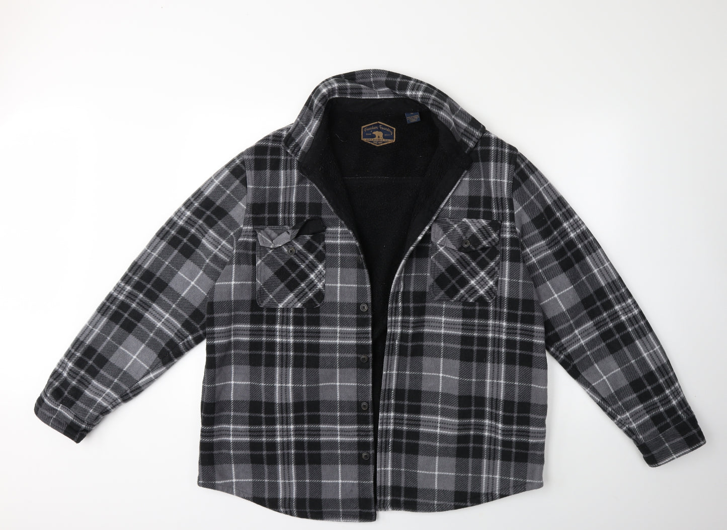 FREEDOM FOUNDRY Mens Grey Check  Jacket  Size XL