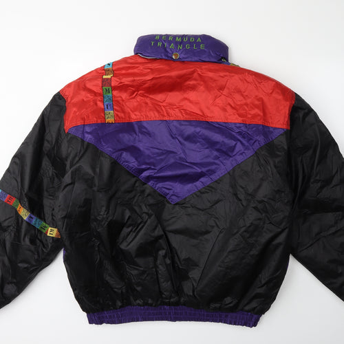 bermuda triangle Mens Black   Puffer Jacket Coat Size L