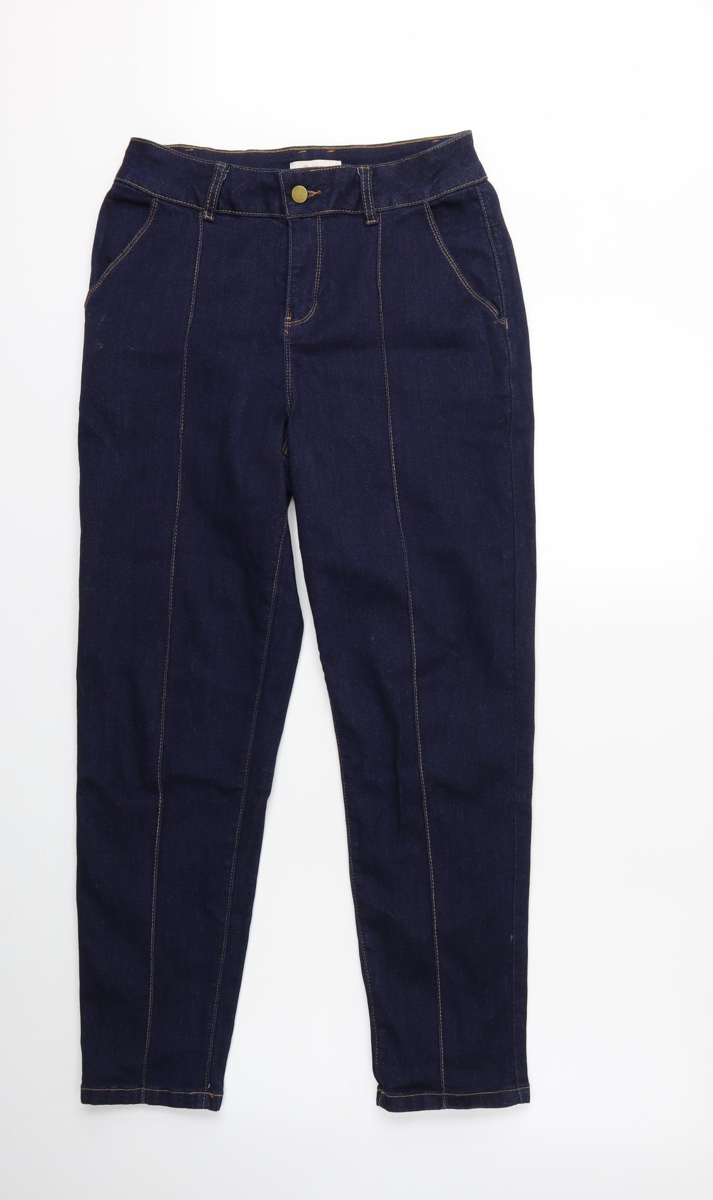 TU Womens Blue  Denim Mom Jeans Size 10 L27 in