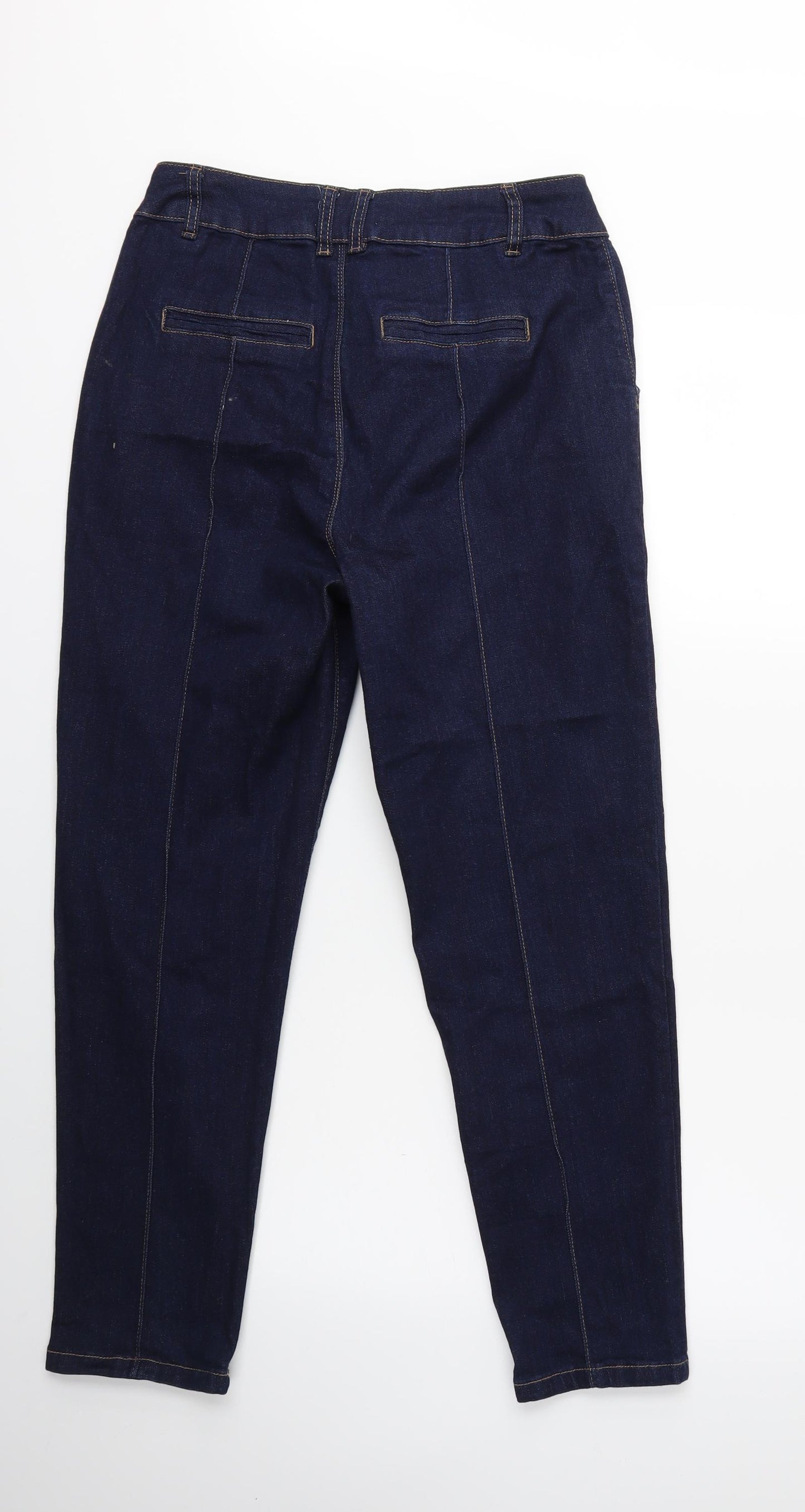 TU Womens Blue  Denim Mom Jeans Size 10 L27 in