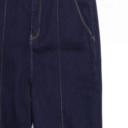TU Womens Blue  Denim Mom Jeans Size 10 L27 in