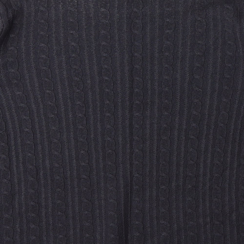 Marks and Spencer Womens Grey  Knit Pullover Jumper Size 16
