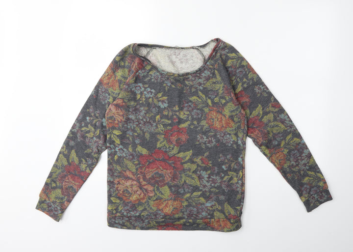 George Womens Green Pullover Sweatshirt Size 8