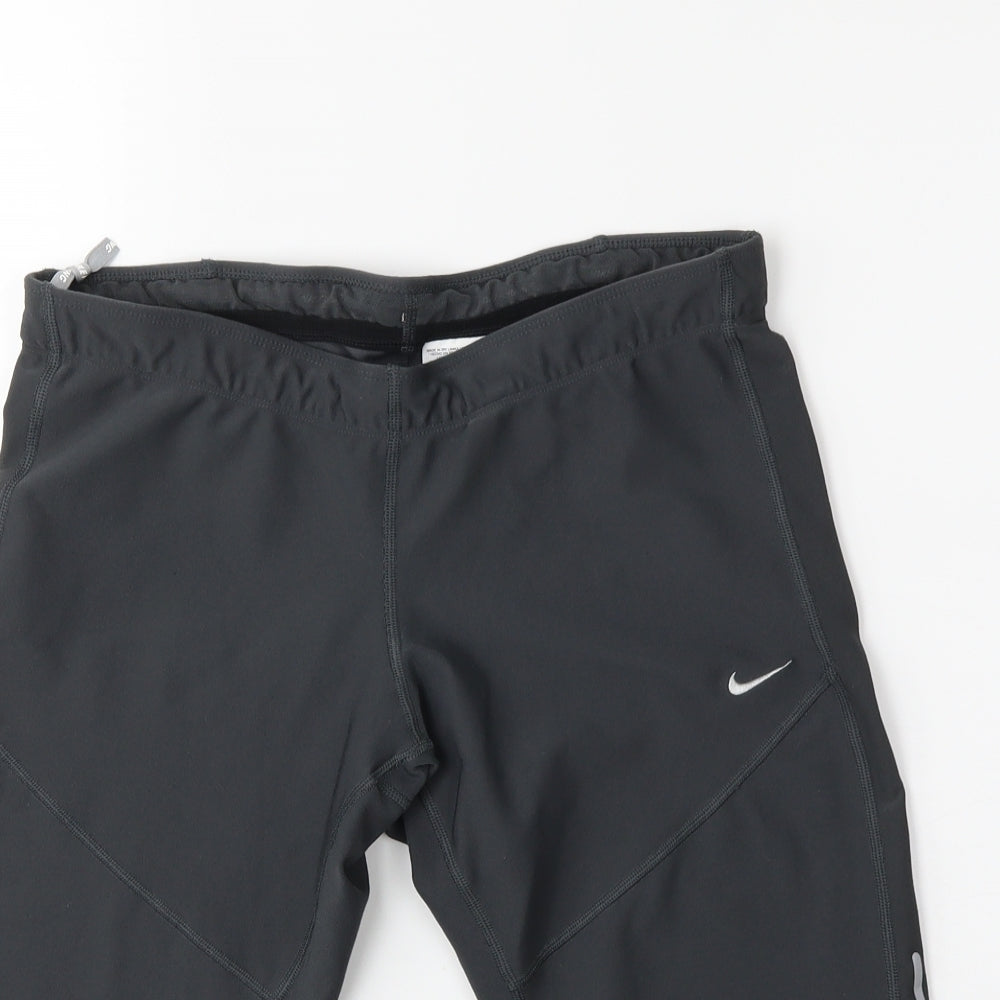 Nike Womens Grey   Compression Shorts Size L