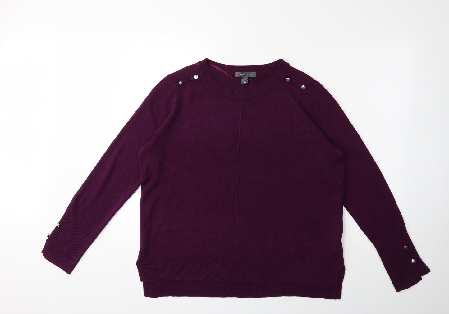 Primark Womens Purple  Knit Pullover Jumper Size 12