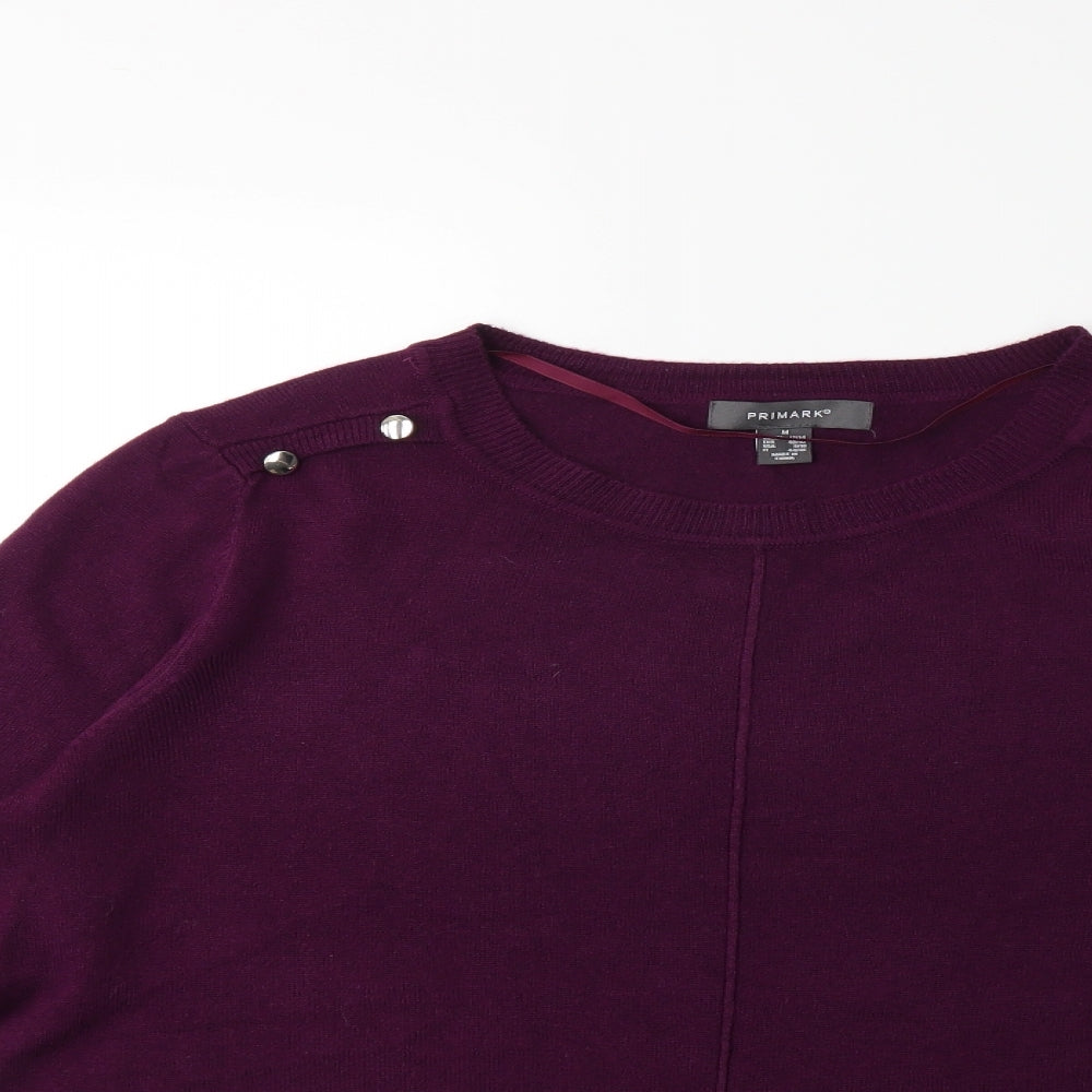 Primark Womens Purple  Knit Pullover Jumper Size 12