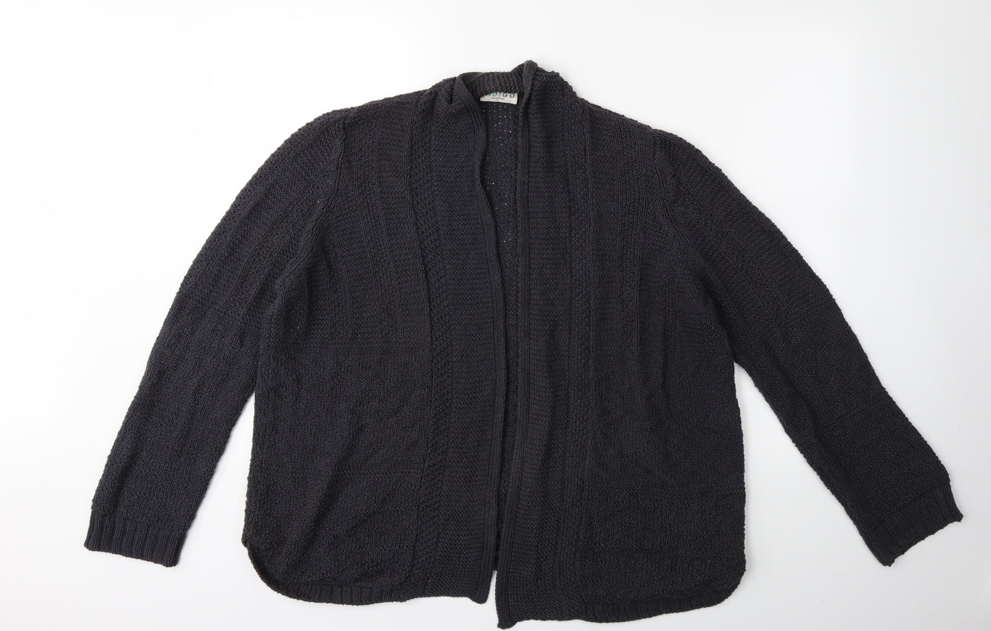 Marks and Spencer Womens Gold  Knit Cardigan Jumper Size 18