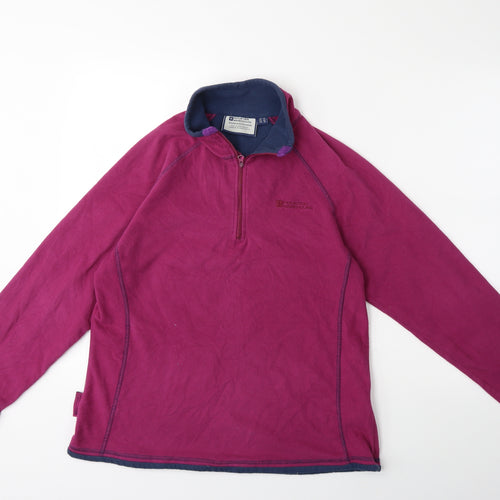 Mountain Warehouse Womens Purple  Fleece Jacket  Size 14